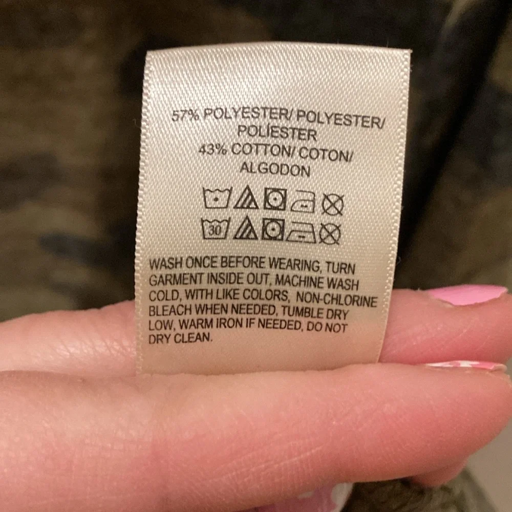 Lucky Brand Women's Short Sleeve Crew Neck Camo Summer Tee Shirt Dress - Picture 11 of 14